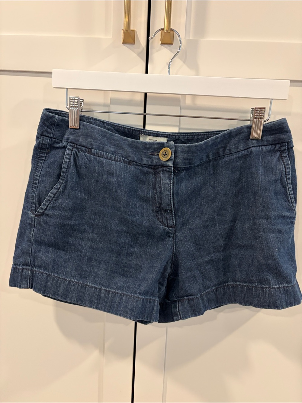 LOFT Denim Shorts in Light Blue Wash